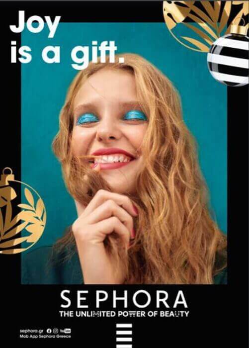 Read more about the article Joy is a gift: Τα Sephora φέρνουν τα Χριστούγεννα!