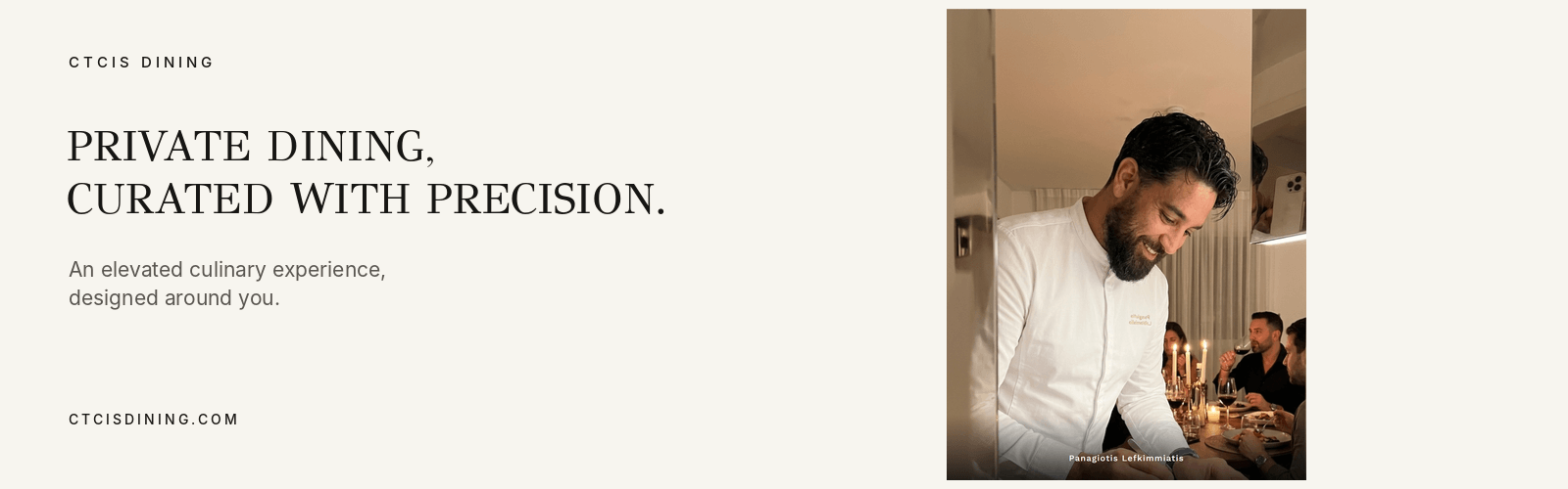 CTCIS Dining – Private Dining, Curated with Precision